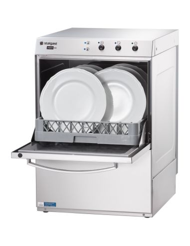 Lave-vaisselle mécanique 500 x 500 - 230V Prêt à Brancher - Avec pompe de vidange et doseur détergent | Stalgast 801547